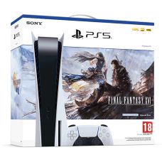 Sony PlayStation 5 White 825Gb + Final Fantasy XVI 16 (DIGITAL CODE) (англійська версія)
