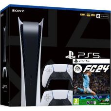 Sony PlayStation 5 White 825Gb Digital Edition + EA SPORTS FC 24 (русская версия) + DualSense (White)