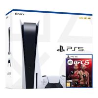 Sony PlayStation 5 White 825Gb + UFC 5 (английская версия)