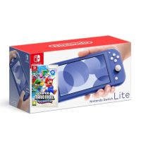 Nintendo Switch Lite Blue + Игра Super Mario Bros Wonder (русская версия)