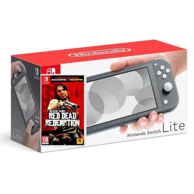 Nintendo Switch Lite Gray + Игра Red Dead Redemption (русская версия)