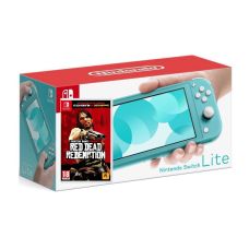 Nintendo Switch Lite Turquoise + Гра Red Dead Redemption (російські субтитри)