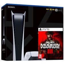 Sony PlayStation 5 White 825Gb Digital Edition + Call of Duty: Modern Warfare III 3 (русская версия)