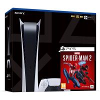 Sony PlayStation 5 White 825Gb Digital Edition + Marvel's Spider-Man 2 (русская версия)