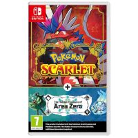 Pokemon Scarlet + The Hidden Treasure of Area Zero DLC (англійська версія) (Nintendo Switch)