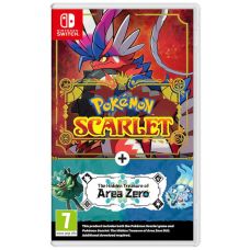 Pokemon Scarlet + The Hidden Treasure of Area Zero DLC (англійська версія) (Nintendo Switch)