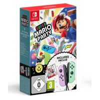 Super Mario Party (ваучер на скачивание) (русская версия) + Joy-Con Pastel Purple/Pastel Green (пара)