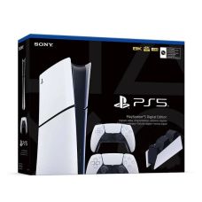 Sony PlayStation 5 Slim Digital Edition 1Tb + DualSense (White) + Charging Station