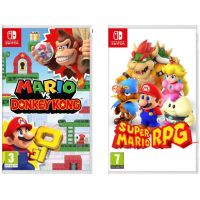 Игра Mario vs Donkey Kong + Super Mario RPG Double Pack (английские версии) (Nintendo Switch)