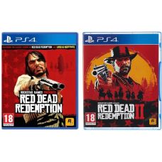 Игра Red Dead Redemption + Red Dead Redemption 2 (русские субтитры) (PS4) Bundle