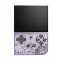 Игровая консоль ANBERNIC RG35XX + 5000 Игр 64GB (Purple Transparent)