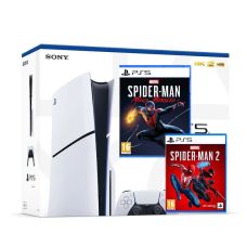Ігрова консоль Sony PlayStation 5 Slim 1Tb + Marvel’s Spider-Man: Miles Morales + Marvel's Spider-Man 2 (російська версія)