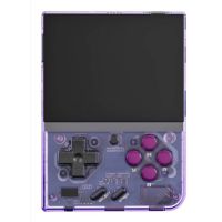 Игровая консоль MIYOO MINI PLUS + 8000 Игр 64GB (Purple Transparent)