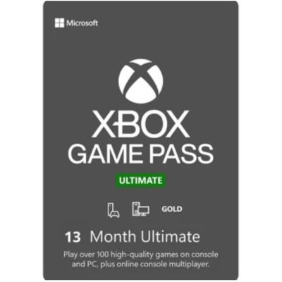 Xbox Game Pass Ultimate - 13 місяців (Xbox One, Series, Windows 10/11) підписка для всіх регіонів та країн