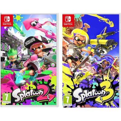 Игра Splatoon 2 + Splatoon 3 Double Pack (русские версии) (Nintendo Switch)