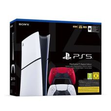 Игровая консоль Sony PlayStation 5 Slim Digital Edition 1Tb + DualSense (Volcanic Red) 