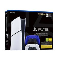 Игровая консоль Sony PlayStation 5 Slim Digital Edition 1Tb + DualSense (Cobalt Blue) 