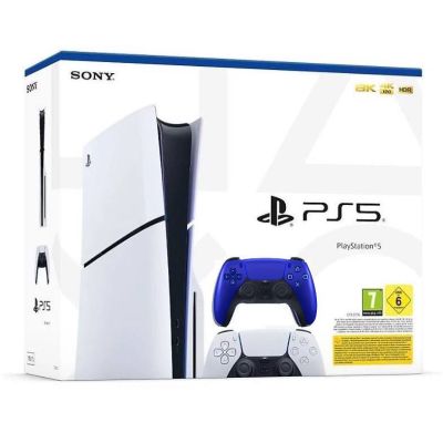 Игровая консоль Sony PlayStation 5 Slim 1Tb + DualSense (Cobalt Blue)