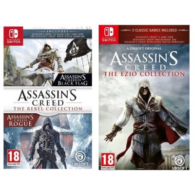 Игра Assassin's Creed The Rebel Collection + Assassin's Creed The Ezio Collection Double Pack (русские версии) (Nintendo Switch)