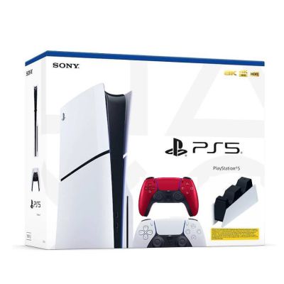 Игровая консоль Sony PlayStation 5 Slim 1Tb + DualSense (Volcanic Red) + Charging Station