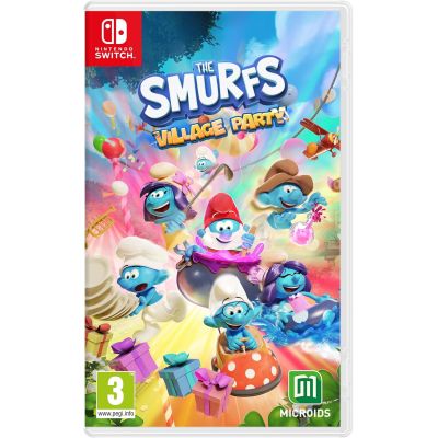 Игра The Smurfs: Village Party (русские субтитры) (Nintendo Switch)