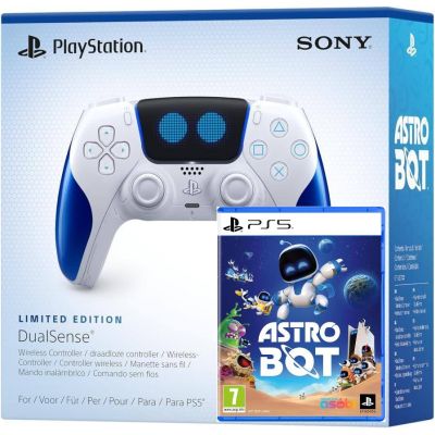 Геймпад Sony DualSense (Astro Bot Limited Edition) + Игра Astro Bot (украинские субтитры)