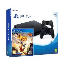 Ігрова консоль Sony Playstation 4 Slim 500Gb + It Takes Two (російські субтитри) + DualShock 4 Version 2 (black)