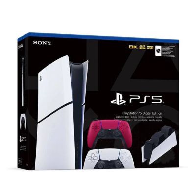 Ігрова консоль Sony PlayStation 5 Slim Digital Edition 1Tb + DualSense (Cosmic Red) + Charging Station