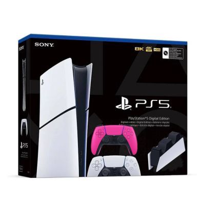 Ігрова консоль Sony PlayStation 5 Slim Digital Edition 1Tb + DualSense (Pink) + Charging Station