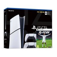 Игровая консоль Sony PlayStation 5 Slim Digital Edition 1Tb + EA SPORTS FC 25 (русская версия) + DualSense (White)