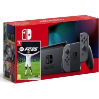 Ігровая консоль Nintendo Switch Gray (Upgraded version) + Гра EA SPORTS FC 25 (російська версія)