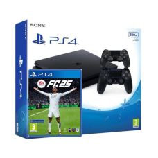 Ігрова консоль Sony Playstation 4 Slim 500Gb + EA SPORTS FC 25 (російська версія) + DualShock 4 Version 2 (black)