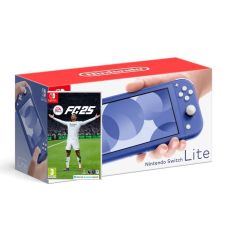 Игровая консоль Nintendo Switch Lite Blue + Игра EA SPORTS FC 25 (русская версия)