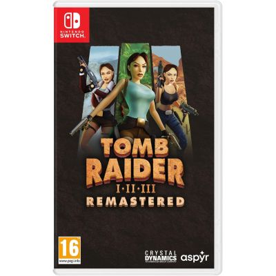 Игра Tomb Raider I-III Remastered (украинские субтитры) (Nintendo Switch)