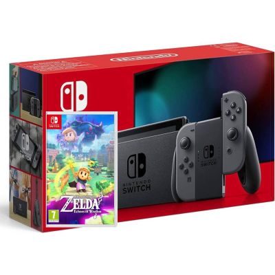 Ігрова консоль Nintendo Switch Gray (Upgraded version) + Гра The Legend of Zelda: Echoes of Wisdom (російська версія)