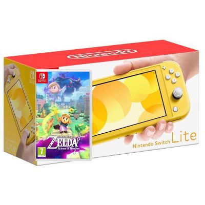 Ігрова консоль Nintendo Switch Lite Yellow + Гра The Legend of Zelda: Echoes of Wisdom (російська версія)