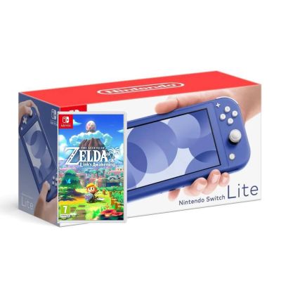 Ігрова консоль Nintendo Switch Lite Blue + Гра The Legend of Zelda: Link's Awakening (російська версія)