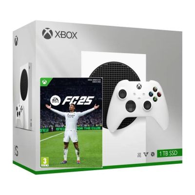 Ігрова консоль Microsoft Xbox Series S 1Tb White + EA SPORTS FC 25 (російська версія)