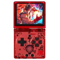 Игровая консоль ANBERNIC RG35XXSP + 5000 Игр 64GB (Red Transparent)