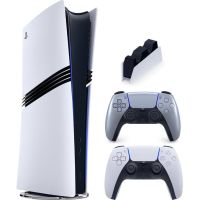 Игровая консоль Sony PlayStation 5 Pro 2Tb + DualSense (Sterling Silver) + Charging Station