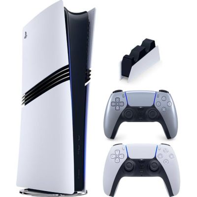 Игровая консоль Sony PlayStation 5 Pro 2Tb + DualSense (Sterling Silver) + Charging Station