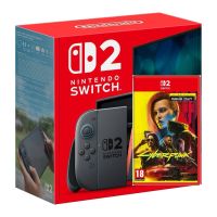 Ігрова консоль Nintendo Switch 2 Black + Гра Cyberpunk 2077 Ultimate Edition (українські субтитри)
