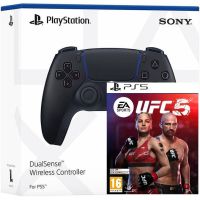 Геймпад Sony DualSense (Midnight Black) + Гра UFC 5 (англійська версія)