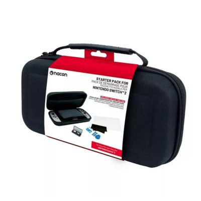 Чехол Nacon Starter Pack (Case + Screen Protector + Box for 4 games) Black (Nintendo Switch 2)