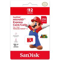 Карта пам'яті SanDisk micro SD 256Gb Express (Super Mario) для Nintendo Switch 2