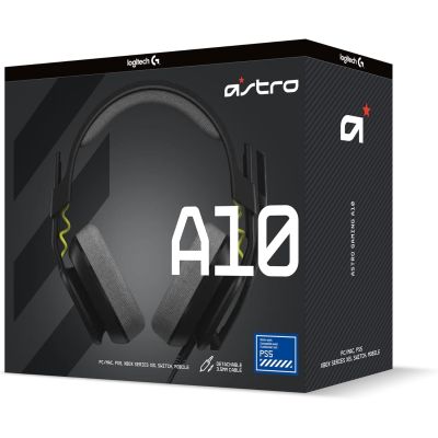 Проводная гарнитура Logitech ASTRO Gaming A10 Black (PC, Xbox, PS4, PS5) 