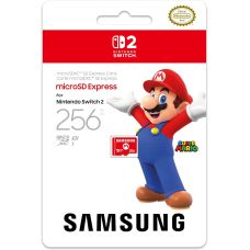 Карта памяти Samsung Micro SD Express 256Gb (Super Mario) для Nintendo Switch 2