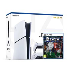 Ігрова консоль Sony PlayStation 5 Slim 1Tb + EA SPORTS FC 26 (російська версія) + DualSense (White)