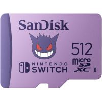 Карта пам'яті SanDisk Micro SD 512Gb for Nintendo Switch (Pokémon Gangar)