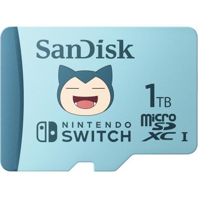 Карта пам'яті SanDisk Micro SD 1Tb for Nintendo Switch (Pokémon Snorlax)